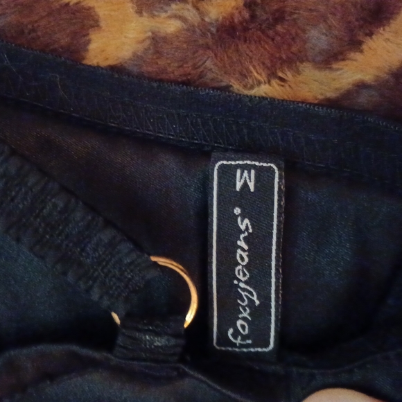 Foxy Jeans satin bustier top. Size M - Picture 5 of 8